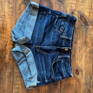 American Eagle Outfitters Dark Blue Jean Shorts